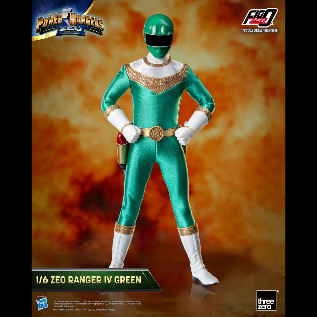 Power Rangers FigZero 1/6 Zeo Ranger IV Green