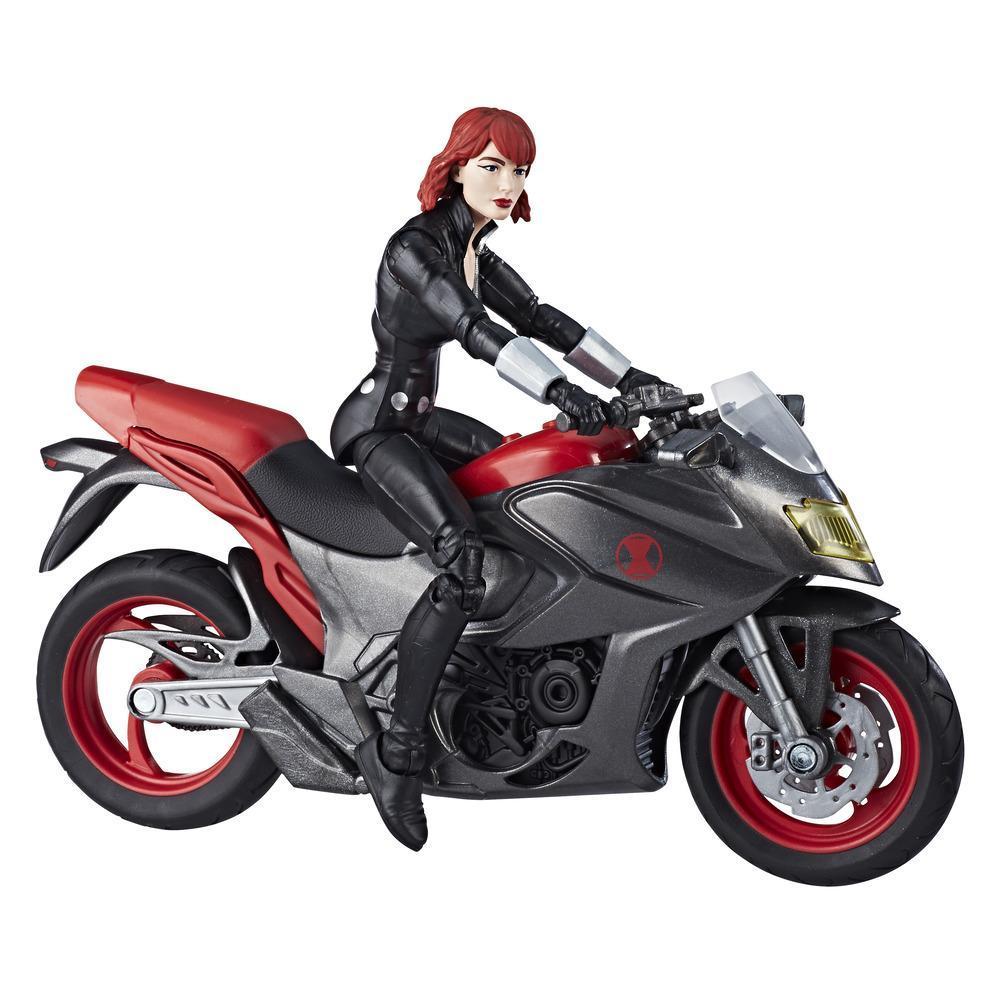 Marvel Legends Series Black Widow with Motorcycle
