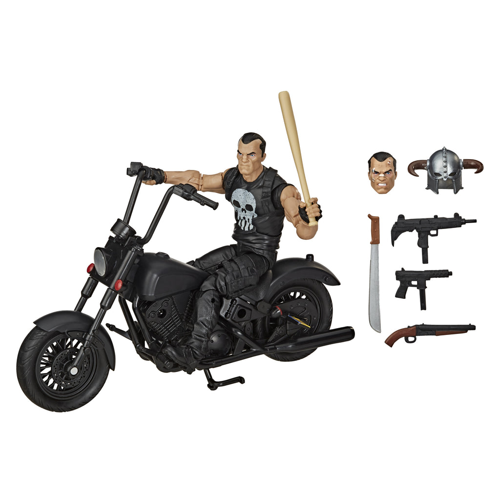 Marvel Legends Series The Punisher Figure With Motorcycle