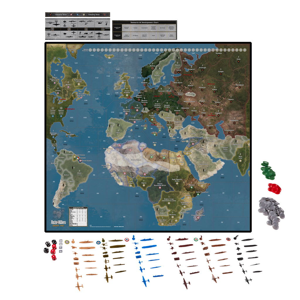 Avalon Hill Axis & Allies Europe 1940 Second Edition