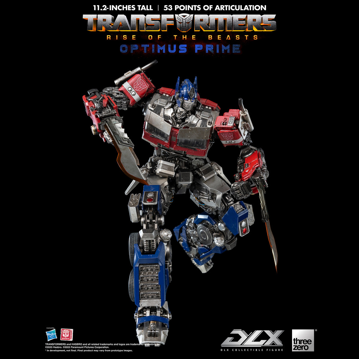 Transformers: Rise of The Beasts Optimus Prime DLX Action Figure