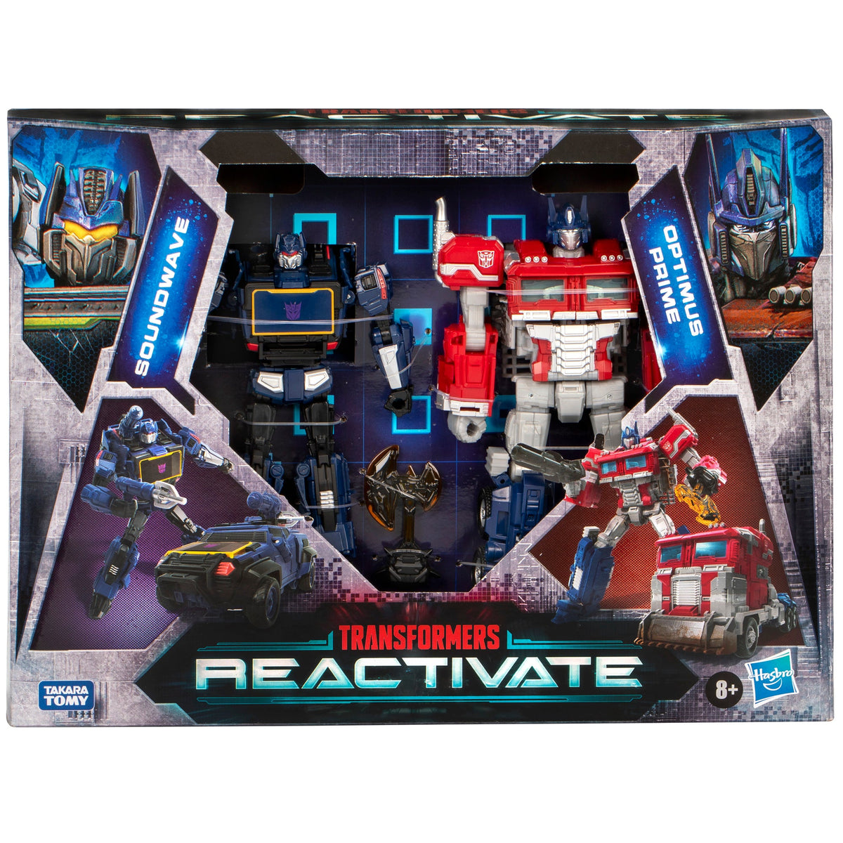 Transformers: Reactivate Optimus Prime and Soundwave Figures – Hasbro Pulse