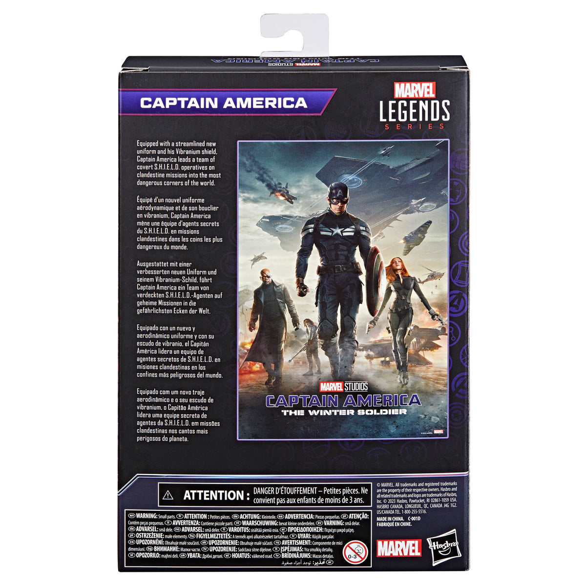 CAPTAIN AMERICA Legends Action Figure, 3-Pack, 6-Inch