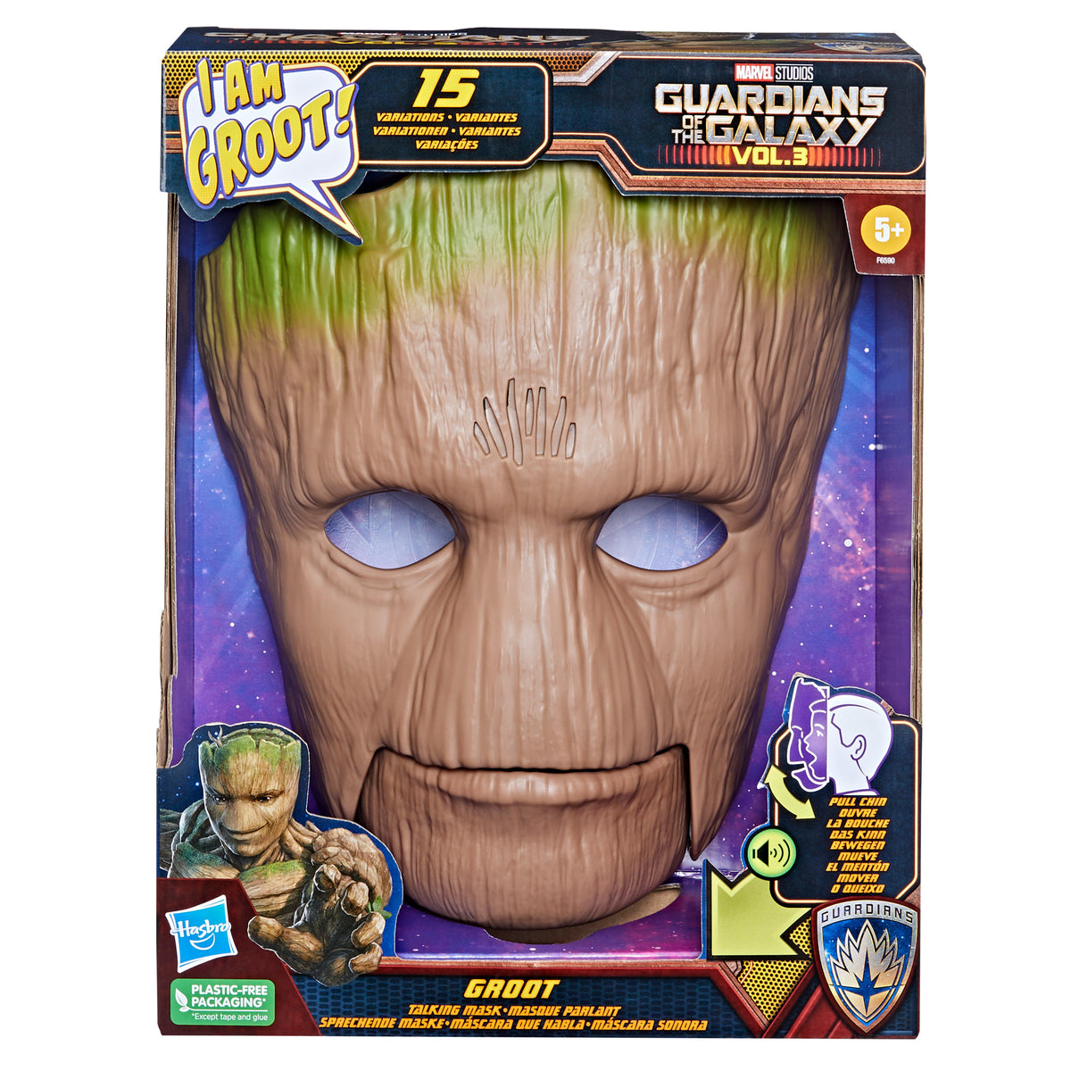 Marvel Guardians of the Galaxy Vol. 3 Groot Talking Role Play Mask – Hasbro  Pulse