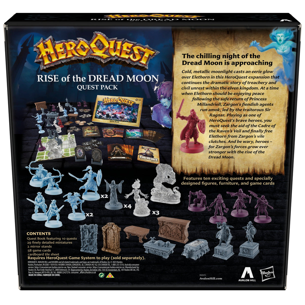  HeroQuest Rise of The Dread Moon Quest Pack, Requires