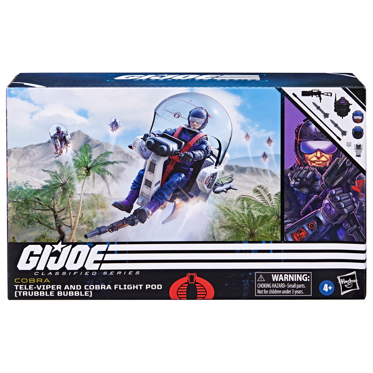 G.I. Joe Classified Series Tele-Viper & Cobra Flight Pod (Trubble Bubb –  Hasbro Pulse