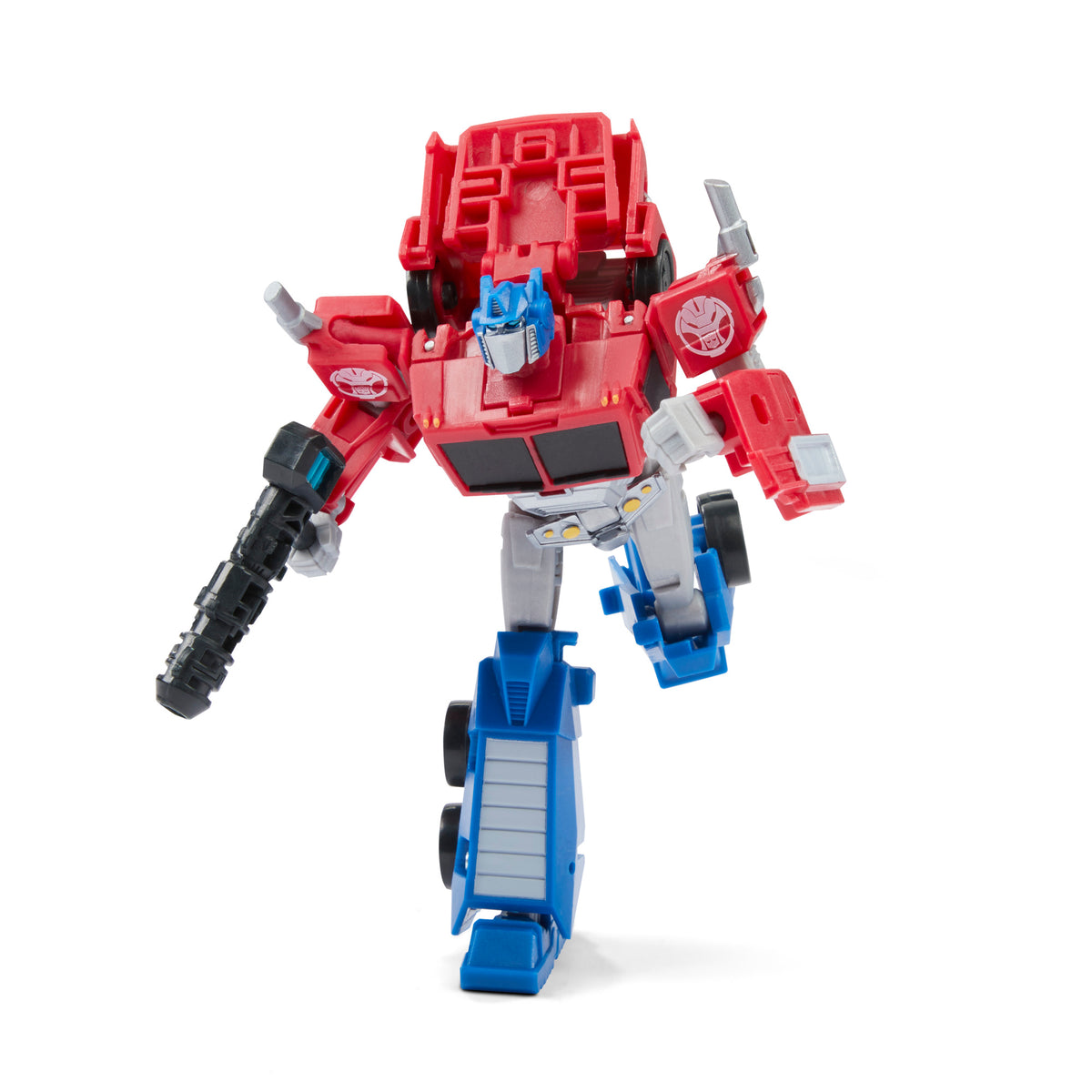 Transformers Toys EarthSpark Warrior Class Optimus Prime Action