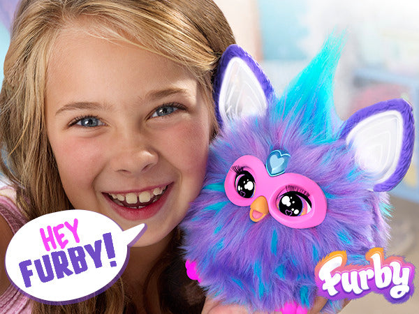 Hasbro Furby violet peluche interactive - version française - 1 ea