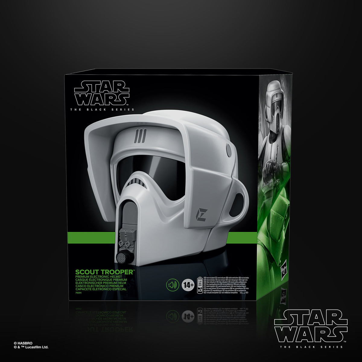 Star Wars The Black Trooper Premium Roleplay Helmet - Pre – Hasbro Pulse