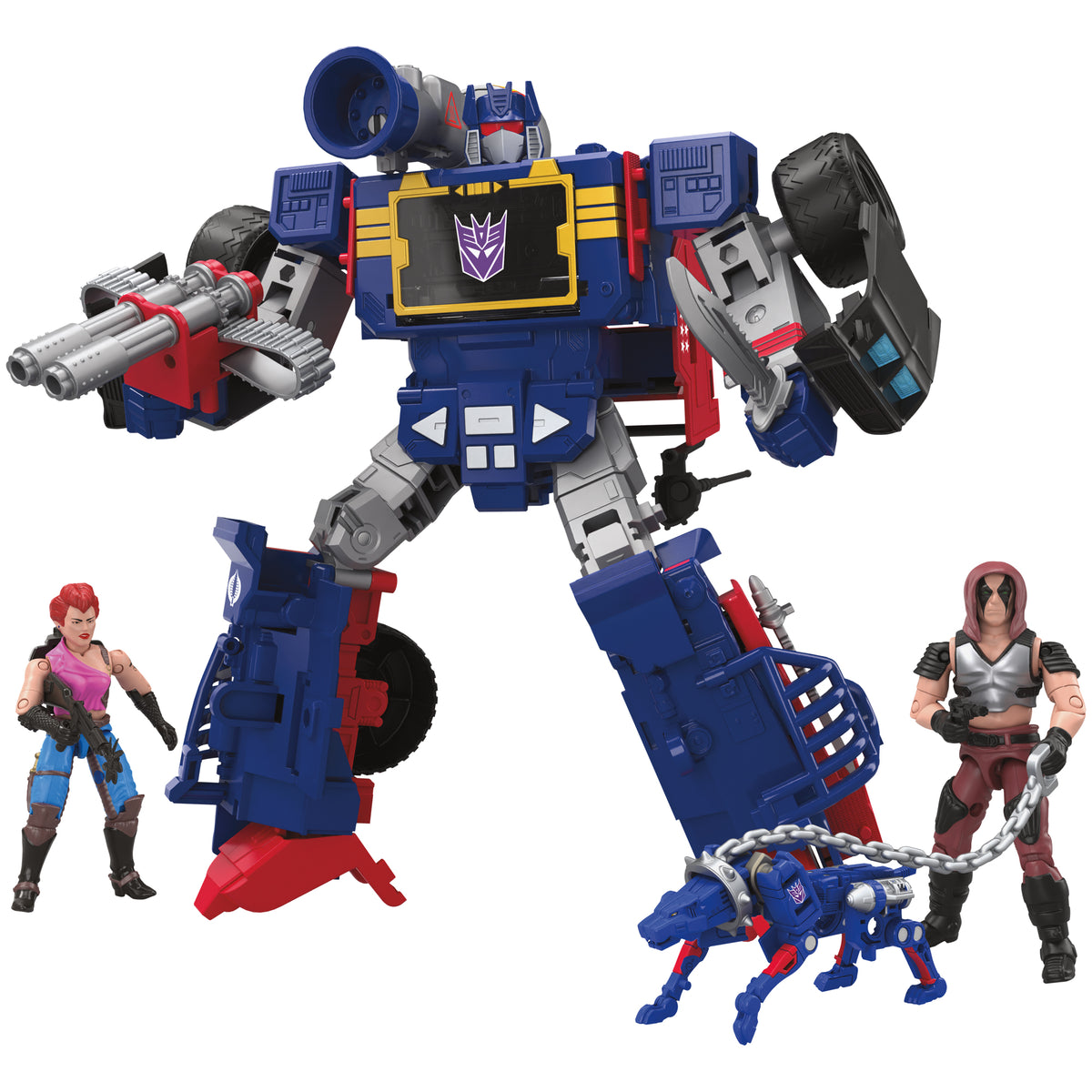 Transformers Collaborative G.I. Joe Soundwave Dreadnok Thunder Machine, Zartan & Zarana Toys