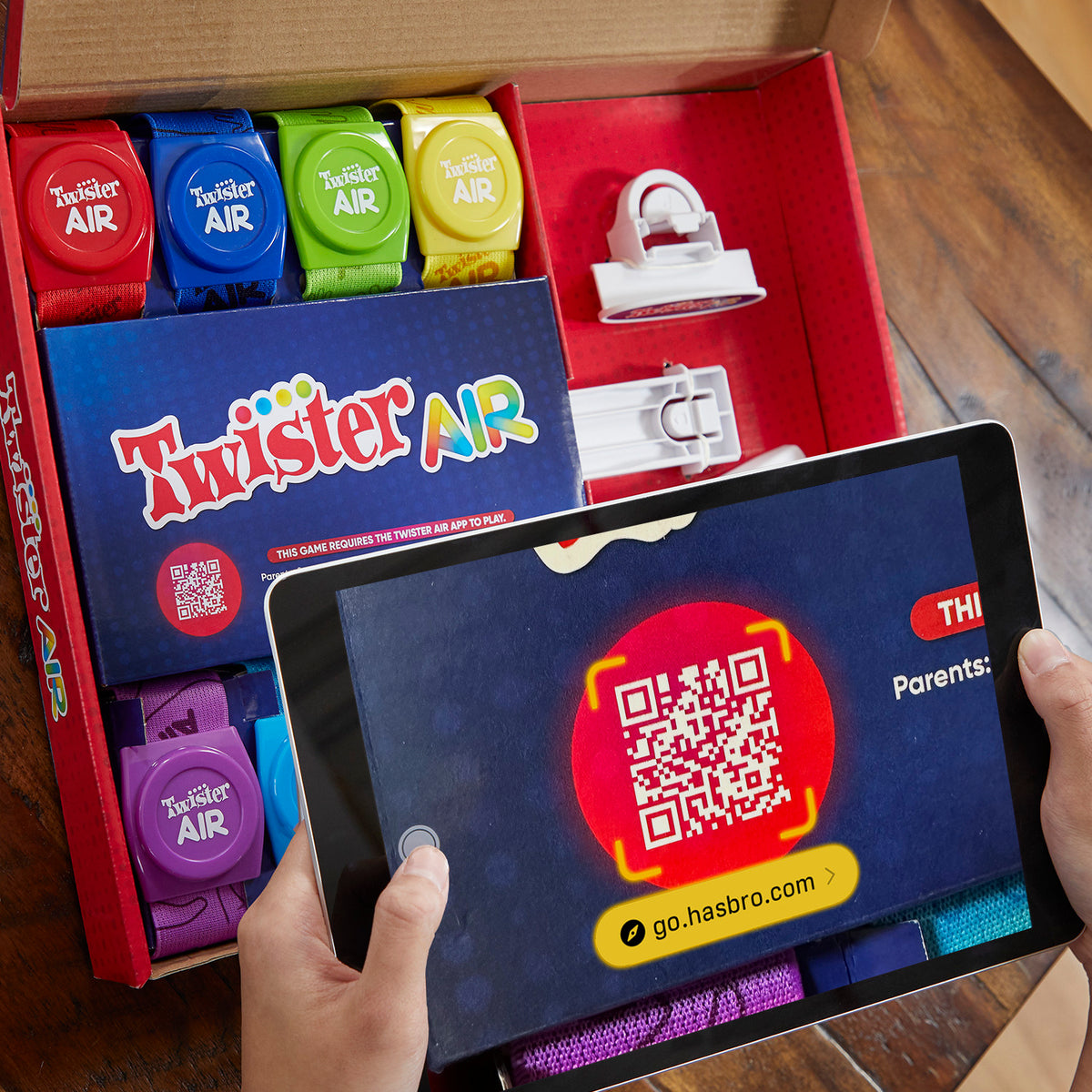Twister Air is taking game night to the next level! The app + bands co