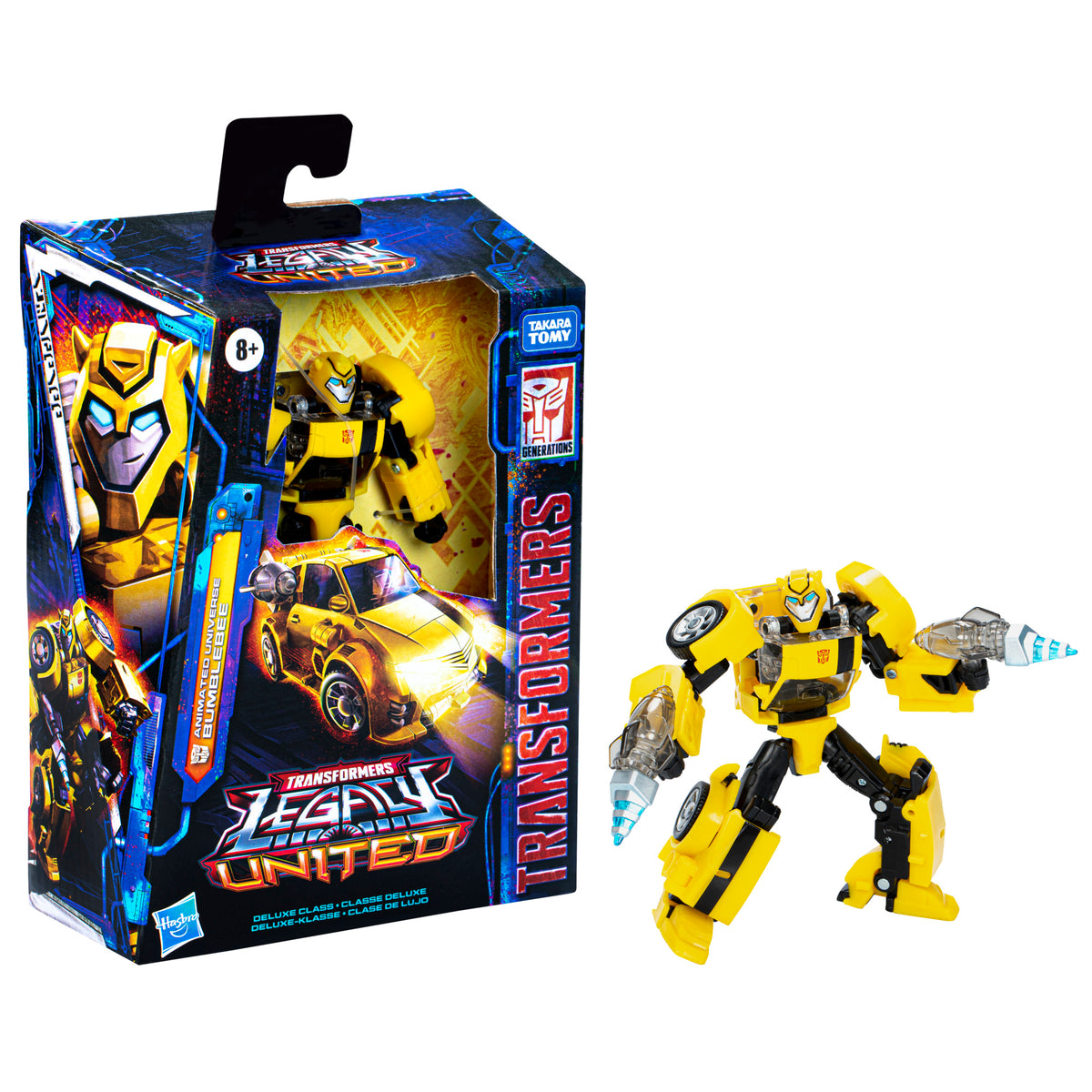 Transformers Legacy United Deluxe Class Animated Universe Bumblebee –  Hasbro Pulse