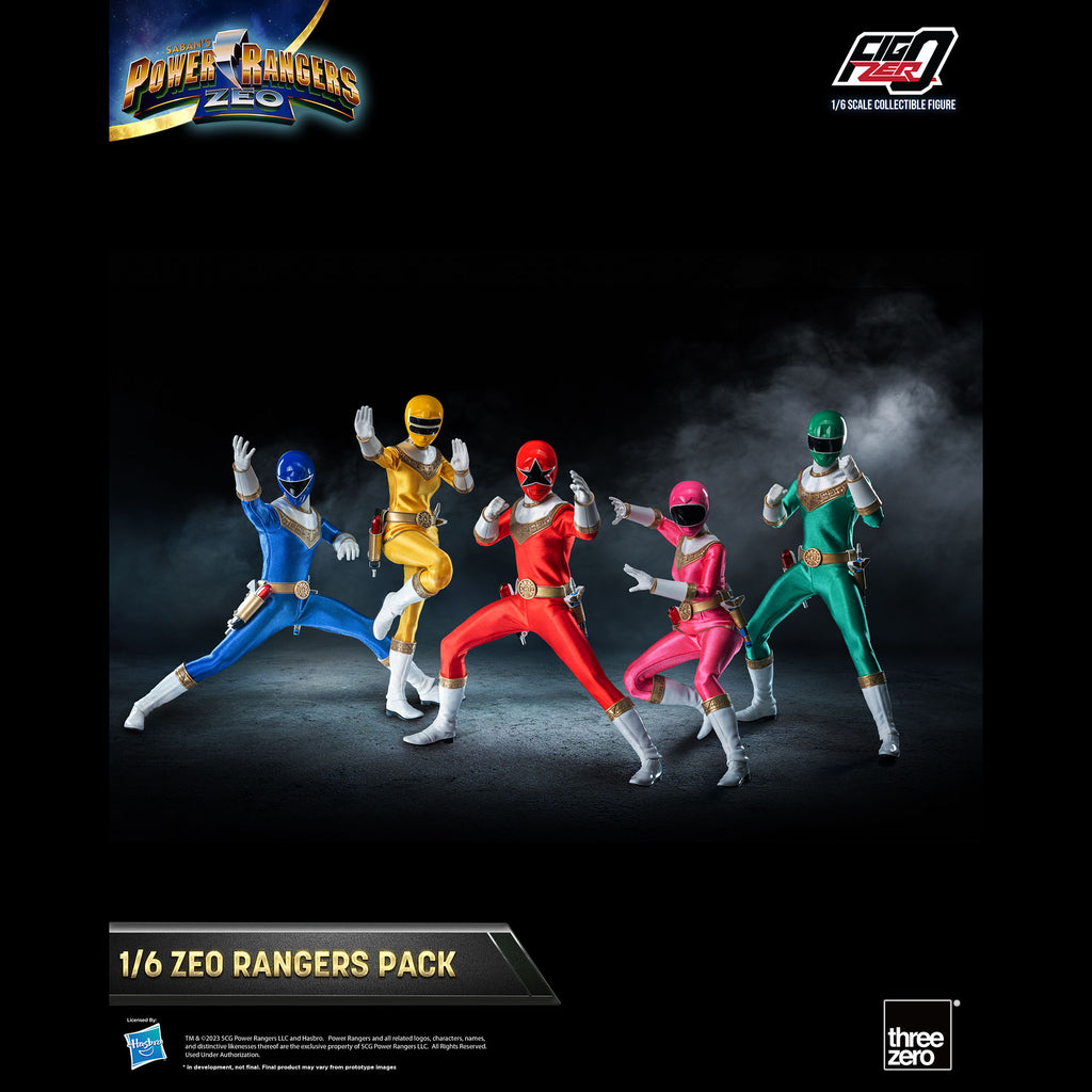Power Rangers FigZero 1/6 Zeo Rangers Pack - Presale