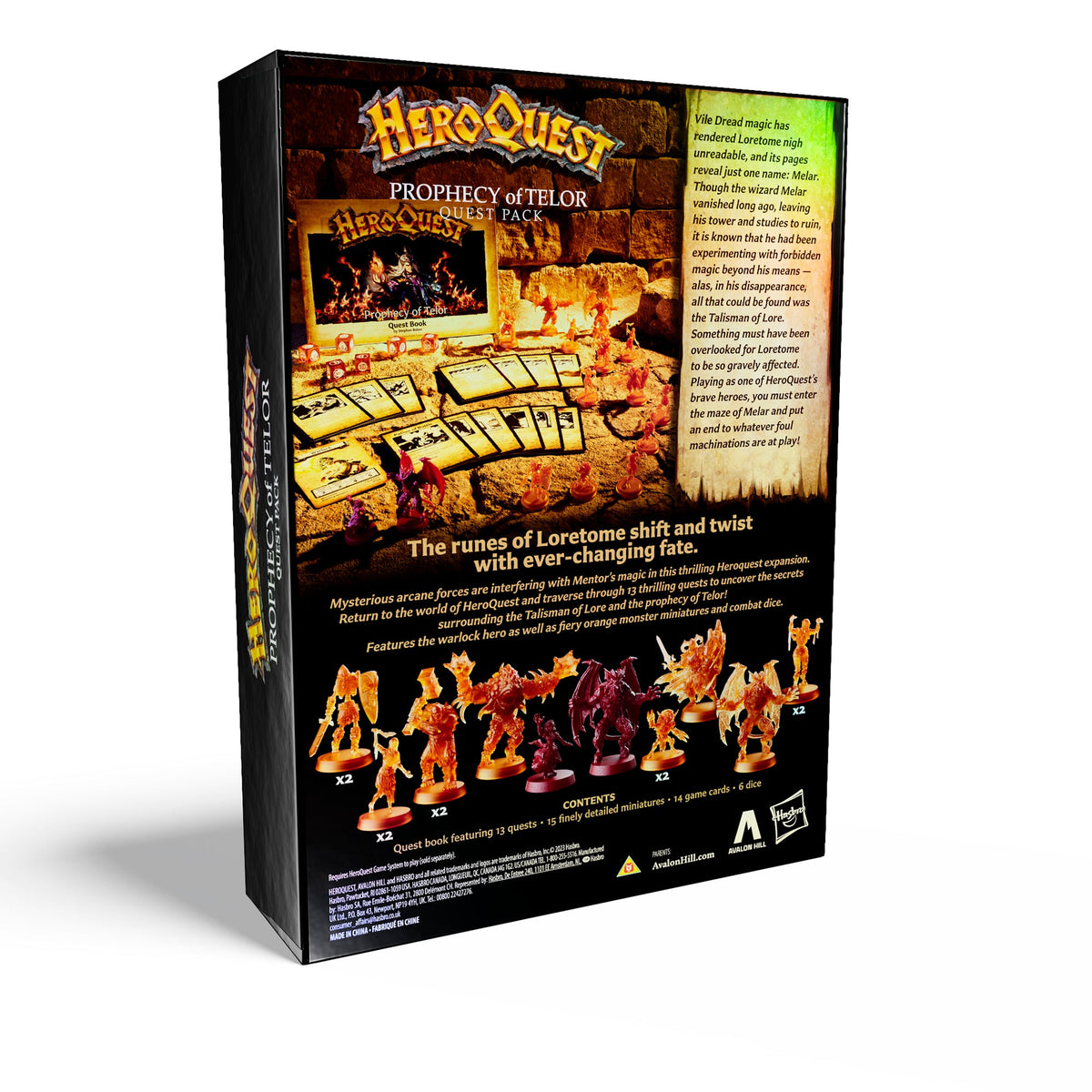 HeroQuest Prophecy of Telor Quest Pack – Hasbro Pulse - EU