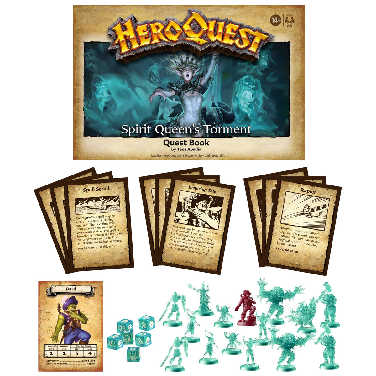 HeroQuest extension jeu de plateau Spirit Queen's Torment Quest