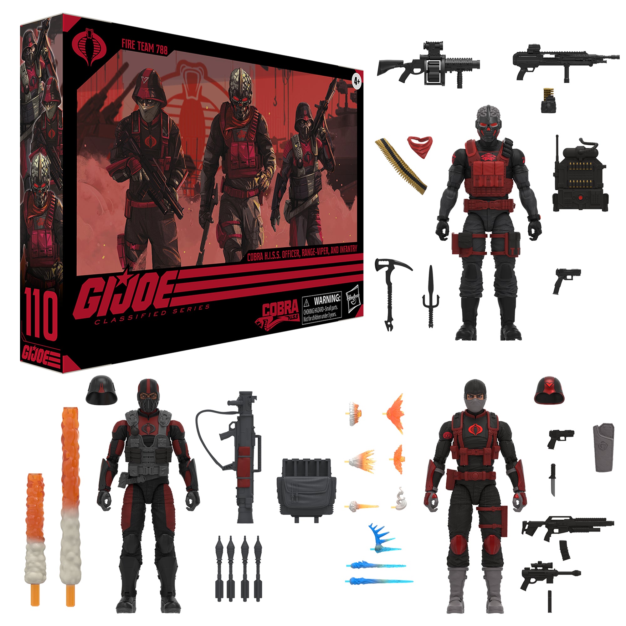 G.I. Joe Classified Series Cobra H.I.S.S. - Fire Team 788, 110 – Hasbro  Pulse