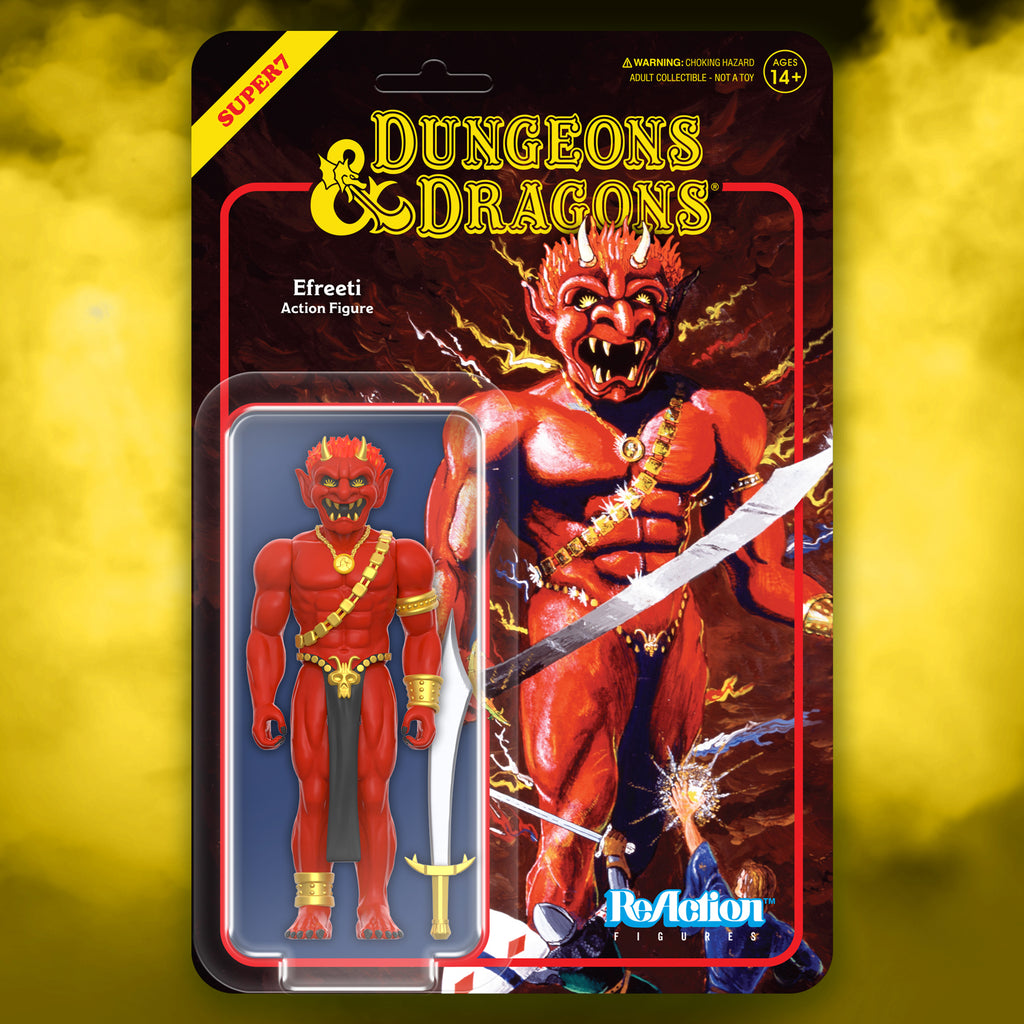 Super7 Dungeons & Dragons Efreeti with Scimitar ReAction Figure