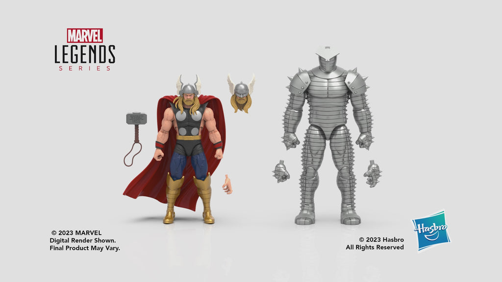 Pack Figuras Thor Vs. Destroyer Avengers 60th Anniversary Marvel Legends  Series