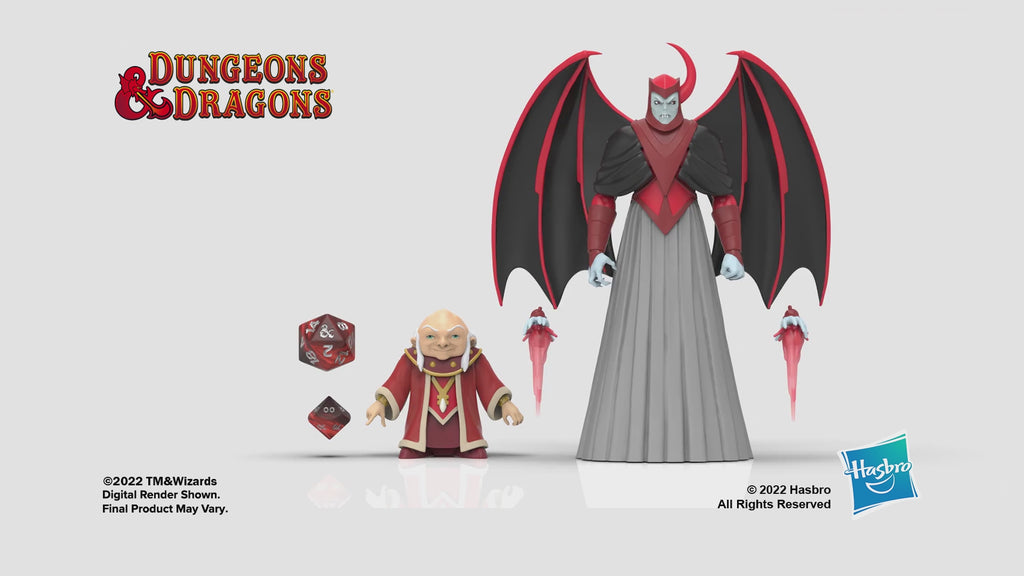 Dungeons & Dragons Cartoon Classics Scale Dungeon Master & Venger Action  Figures 2pk (target Exclusive) : Target
