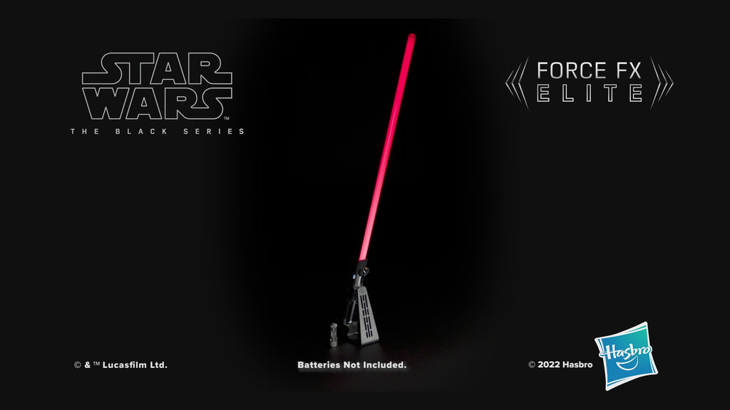 Sabre laser Force FX Elite de Dark Vador - Star Wars The Black Series