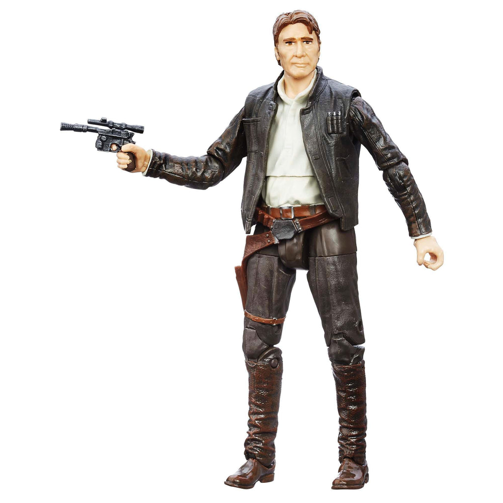Star Wars Black Series The Force Awakens Han Solo Action Figure Front Pose
