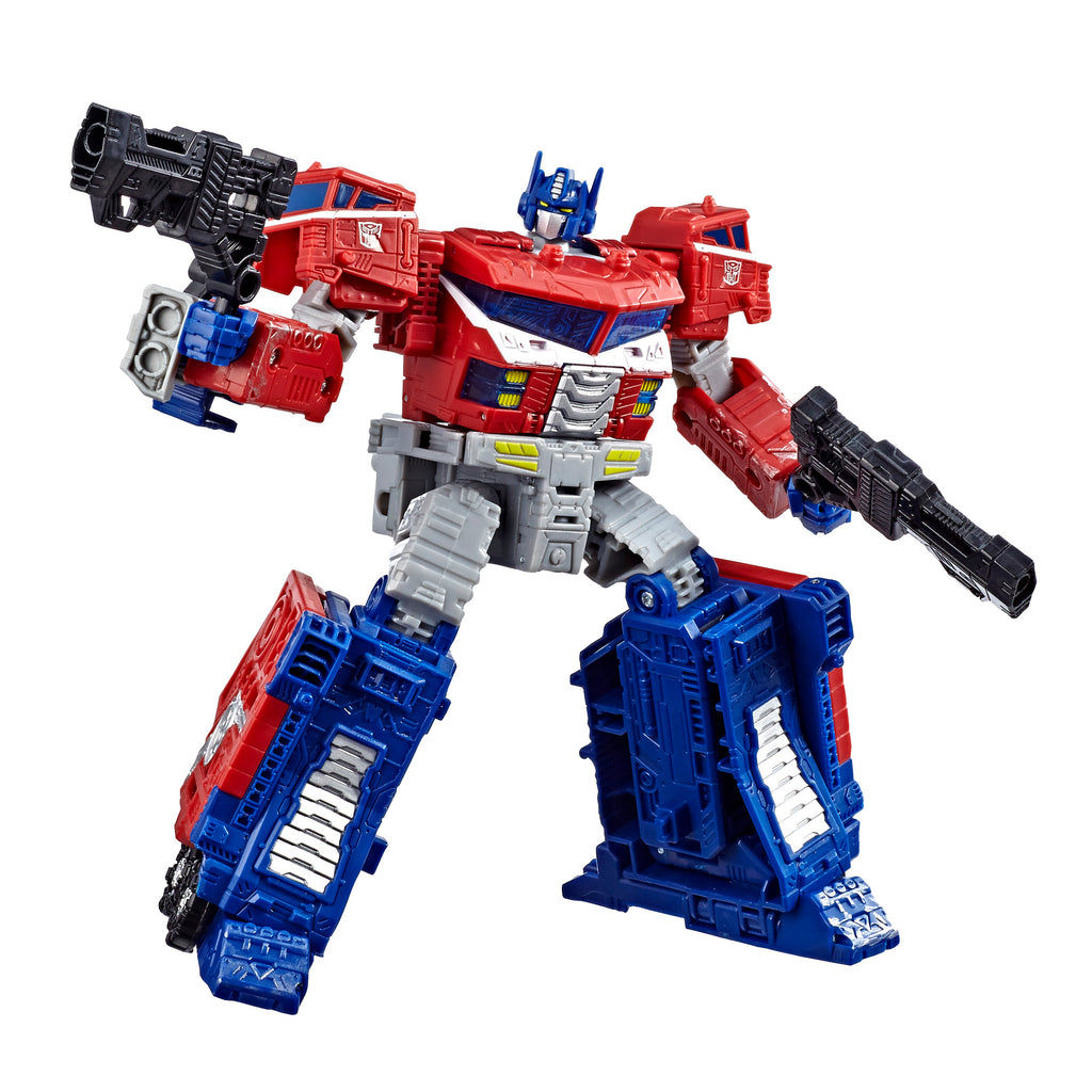 Transformers Generations War for Cybertron Leader WFC-S40 Galaxy Upgrade Optimus Prime Figure Robot Mode 