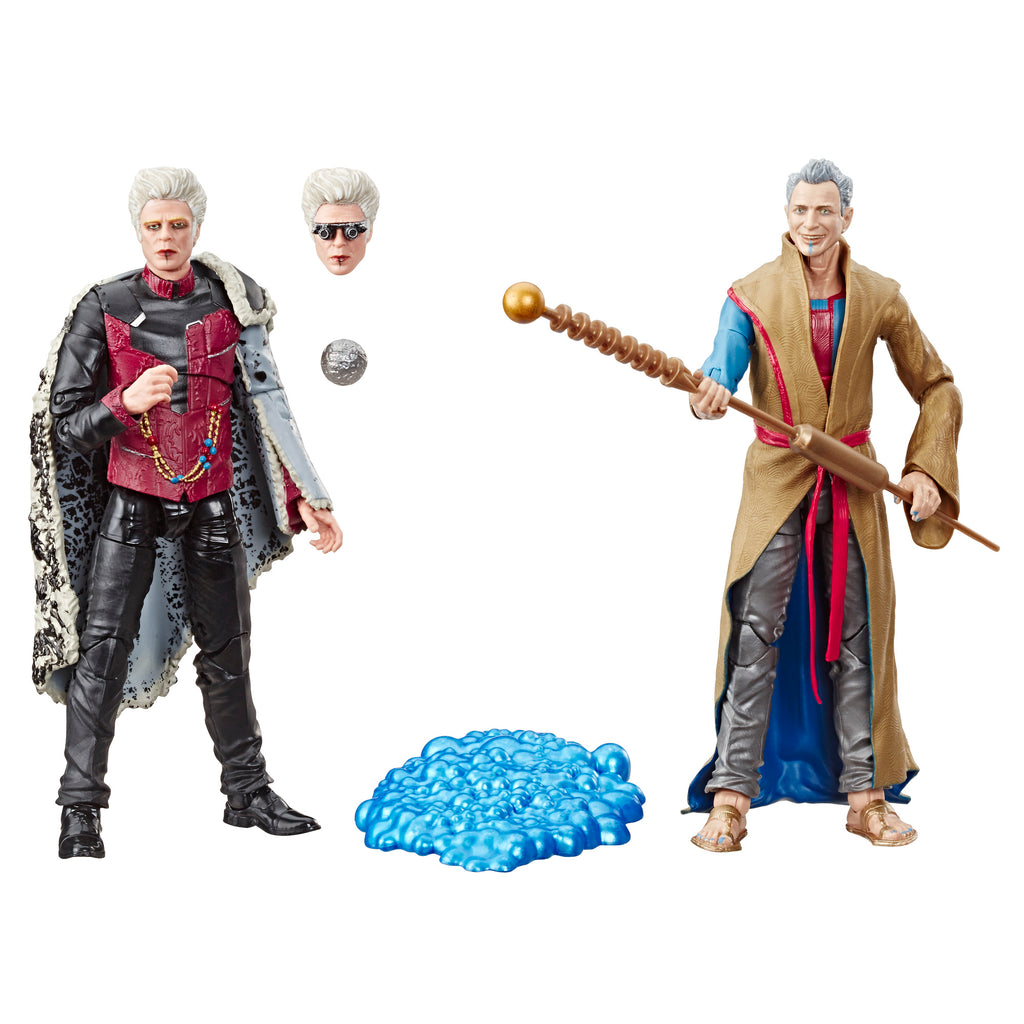 Hasbro Marvel Legends Series the Collector and the Grandmaster Action Figures With Accessories