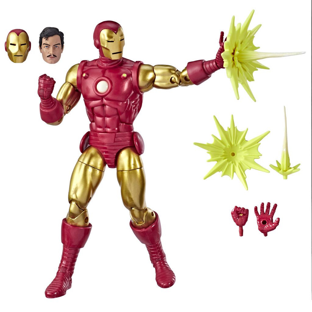 Marvel Legends Series 80th Anniversary Iron Man Figure and Accessories