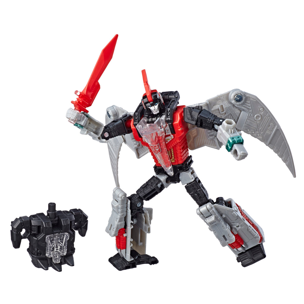 Transformers Generations Selects Dinobot Red Swoop, Power of the Primes Deluxe Class Figure Robot Mode 