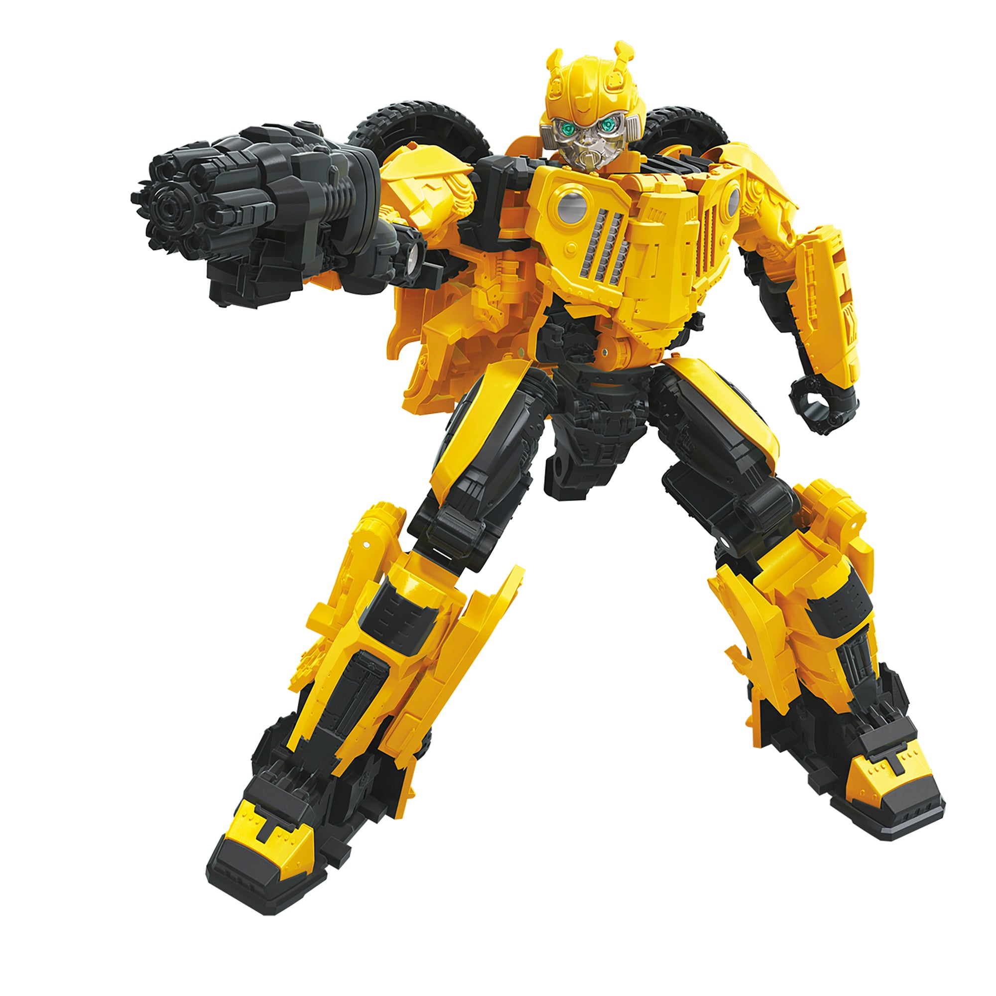 Transformers Studio Series Deluxe 100 Bumblebee Converting Action