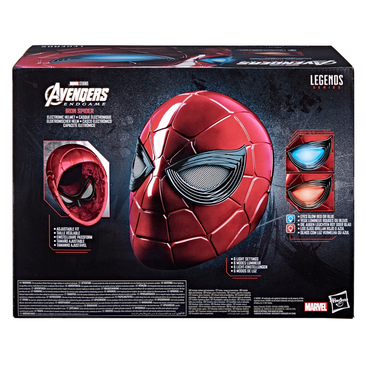 Avengers Marvel Legends Full Scale Iron Man Electronic Helmet Costume Mask