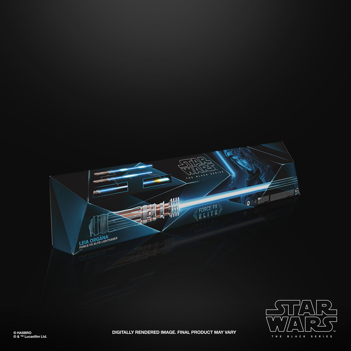 Star Wars Episode 9 The Black Series Leia Organa Force FX Elite sabre laser  