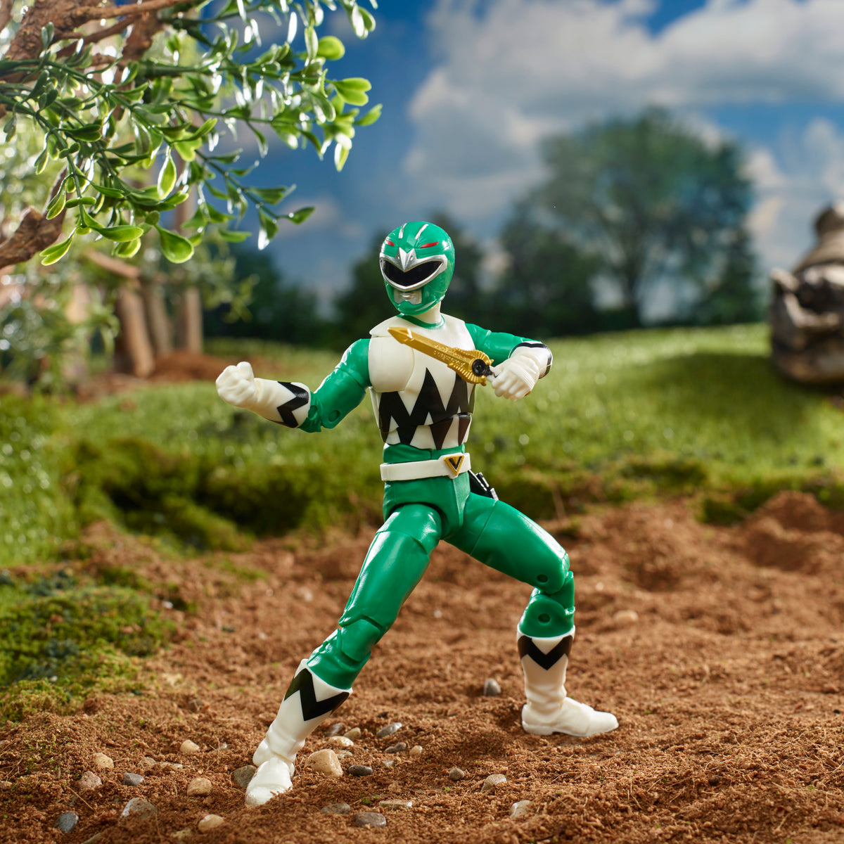 Hasbro Power Rangers Lightning Collection Dino Fury Green Ranger Action  Figure