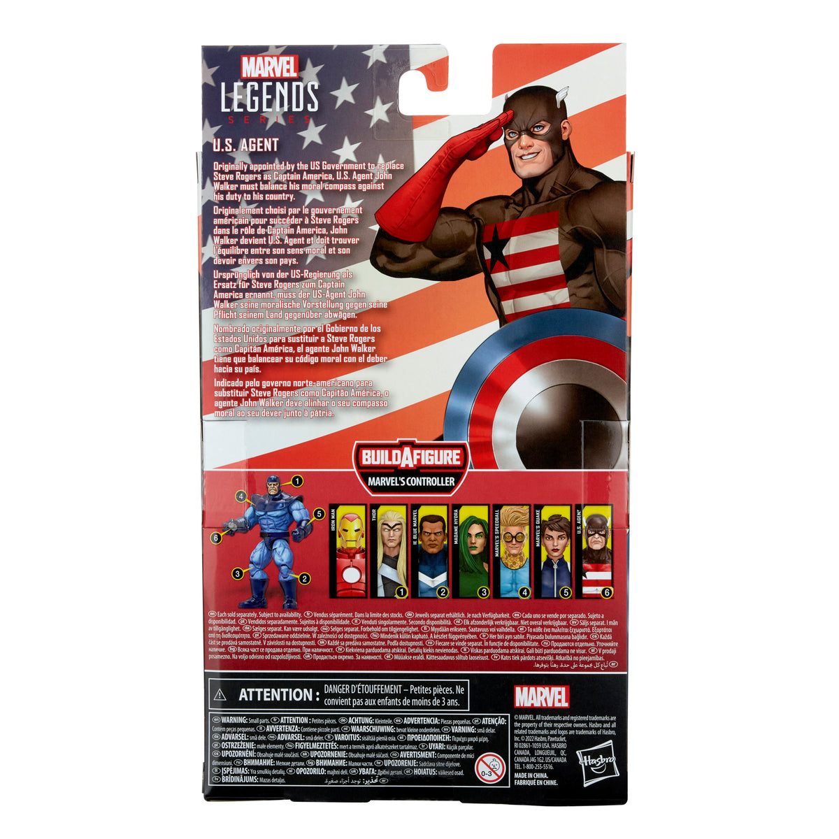 Hasbro Marvel Legends Series Avengers - U.S. Agent de 15 cm en
