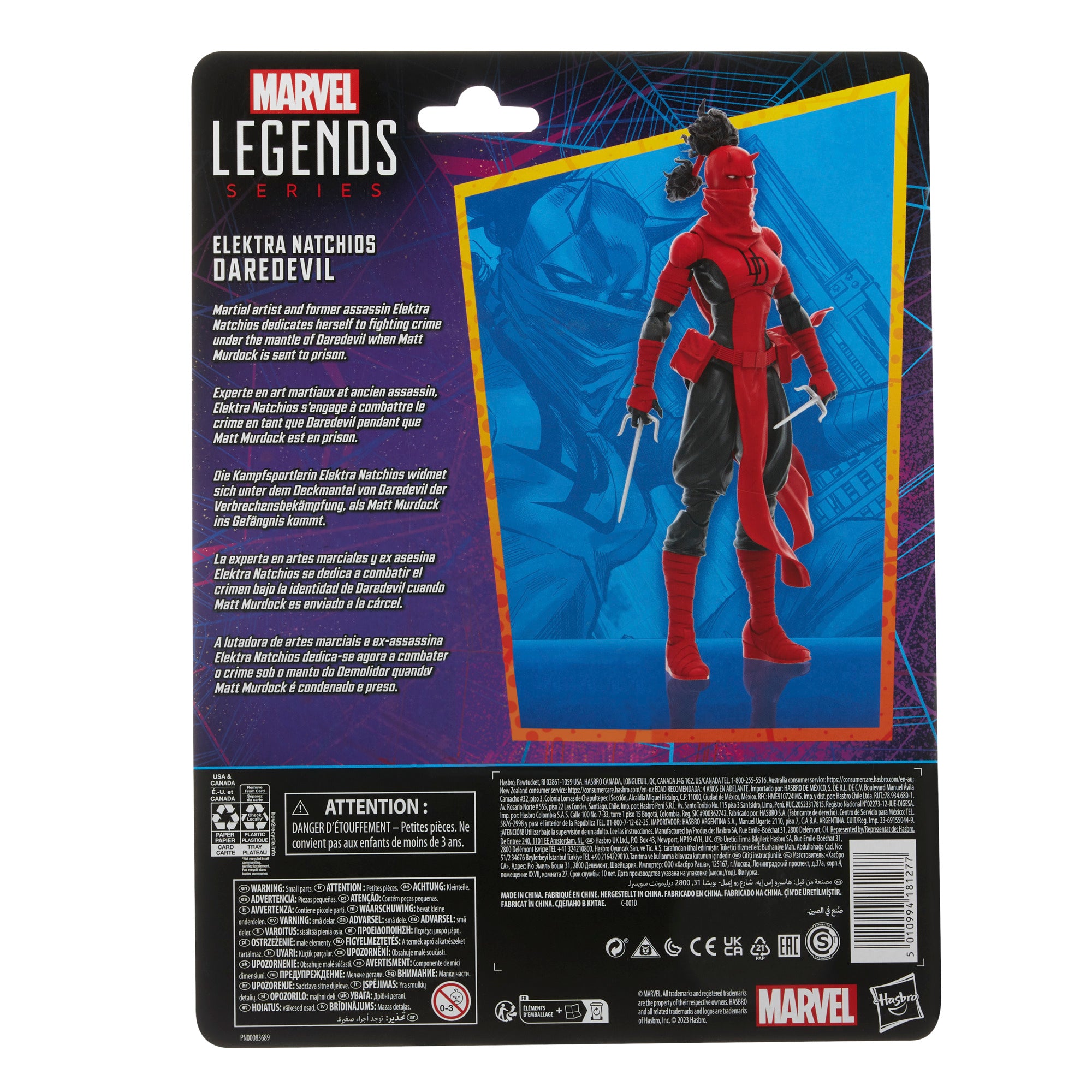 Hasbro Marvel Legends Series Elektra Natchios Daredevil – Hasbro Pulse