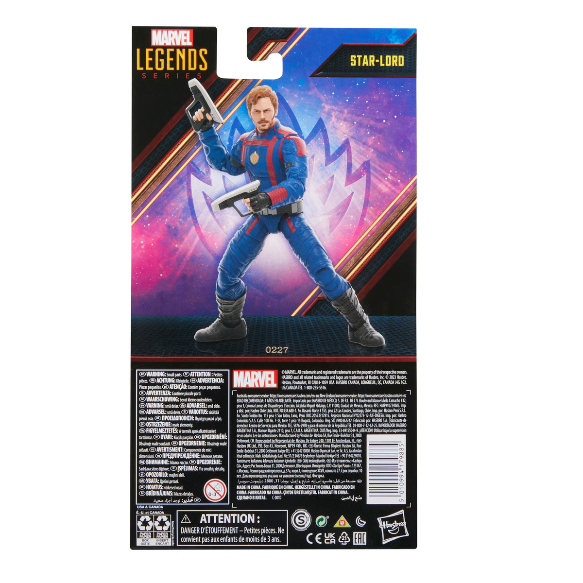 Boneco - Marvel Legends - Star Lord - Peter Quill - Hasbro