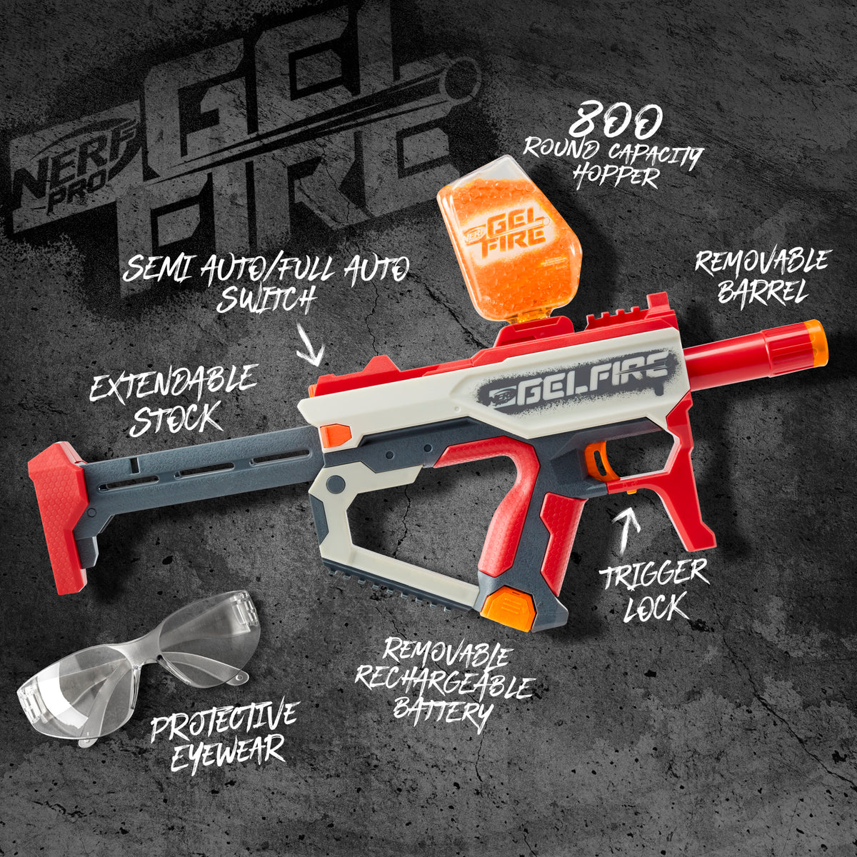 Nerf Pro Gelfire Mythic Blaster, 1 ct - City Market