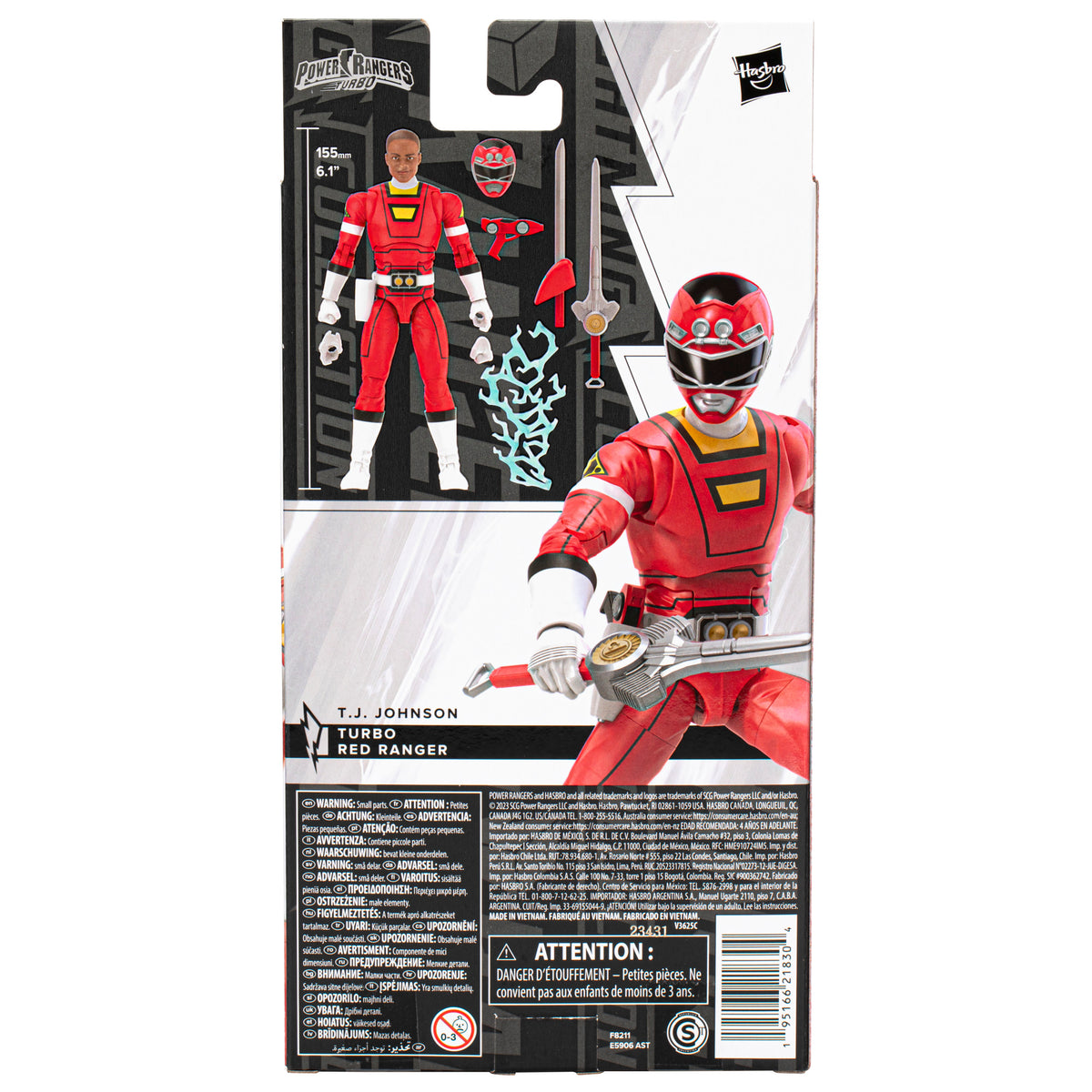 Power Rangers Lightning Collection Turbo Red Ranger 6 In Action Figure