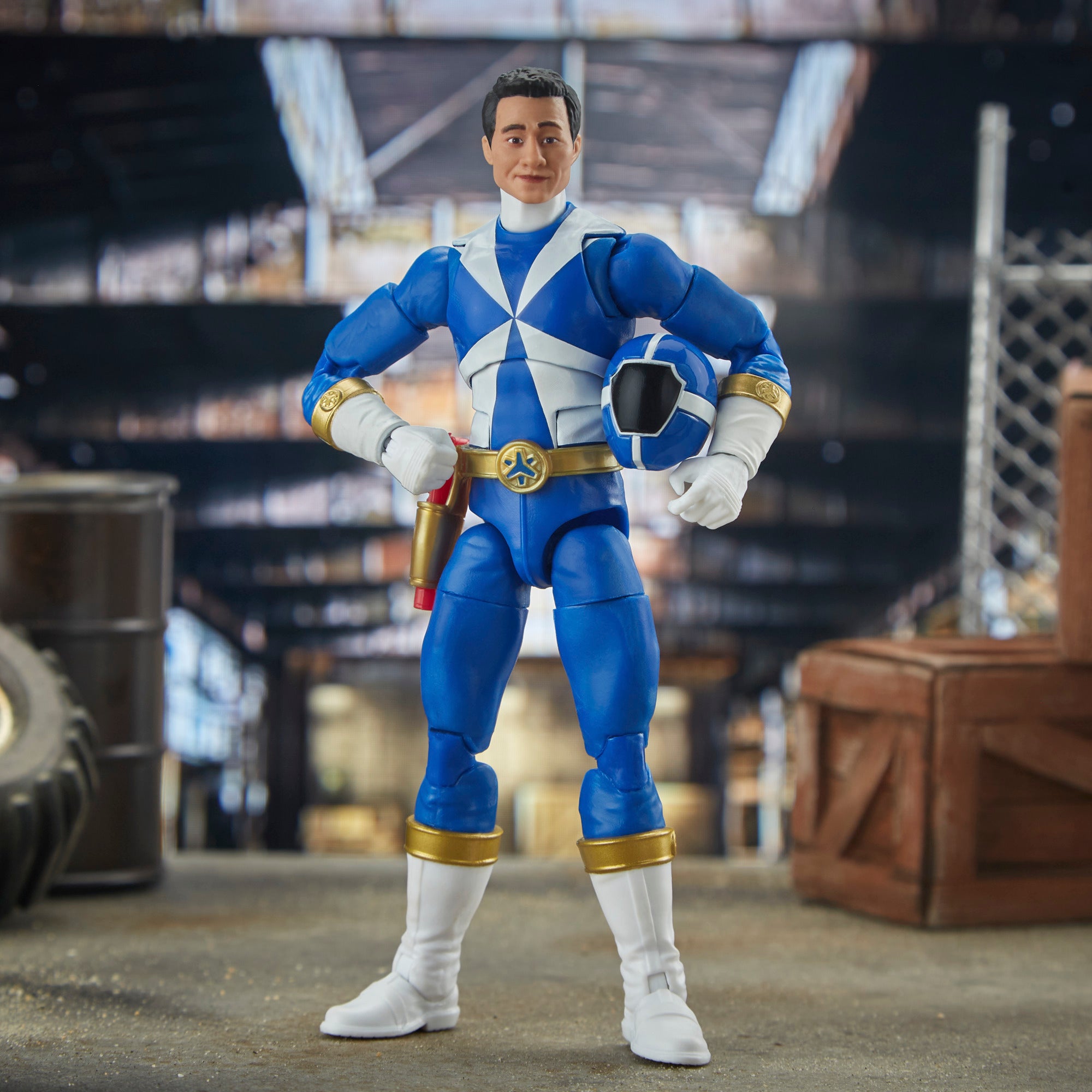 Power Rangers Lightning Collection Lightsd Rescue Blue Ranger Figure