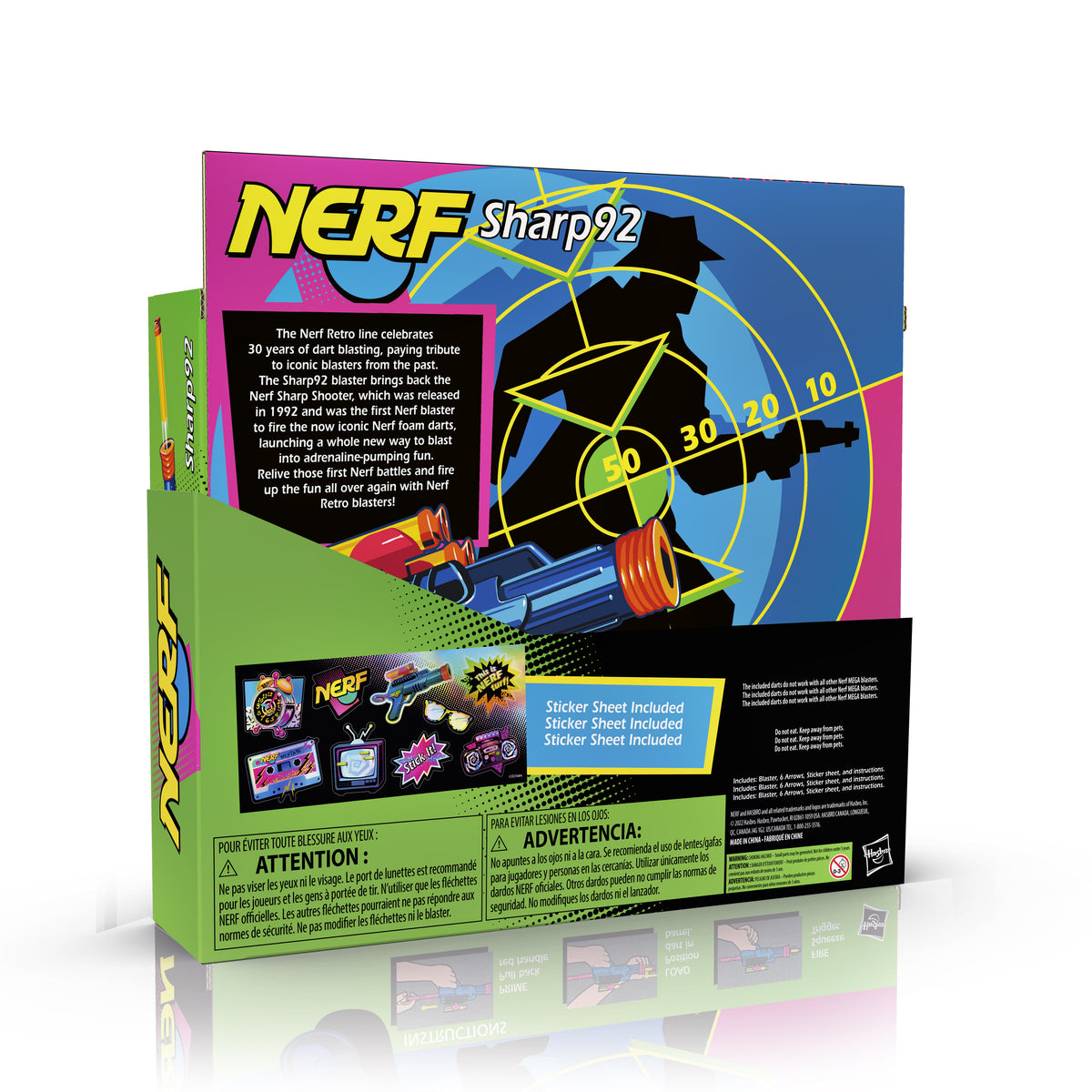 Nerf Logo 90s Neon | Sticker