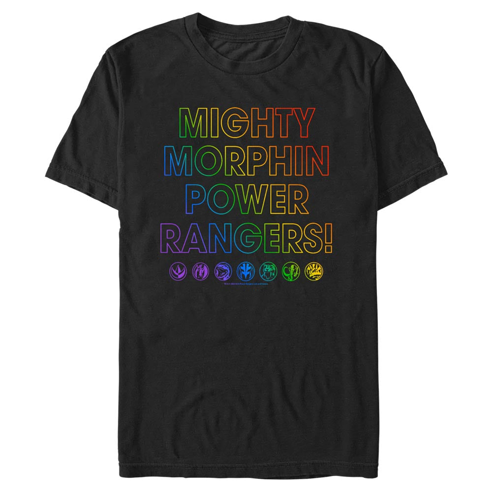 Power Rangers Mighty Morphin’ Pride Adult T-Shirt
