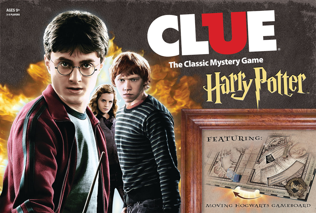  Hasbro Gaming Cluedo: Wizarding World Harry Potter Edition  Board Game, Multicolor : Everything Else
