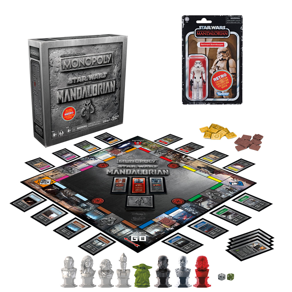 Monopoly: Star Wars The Mandalorian Edition Game With Figure