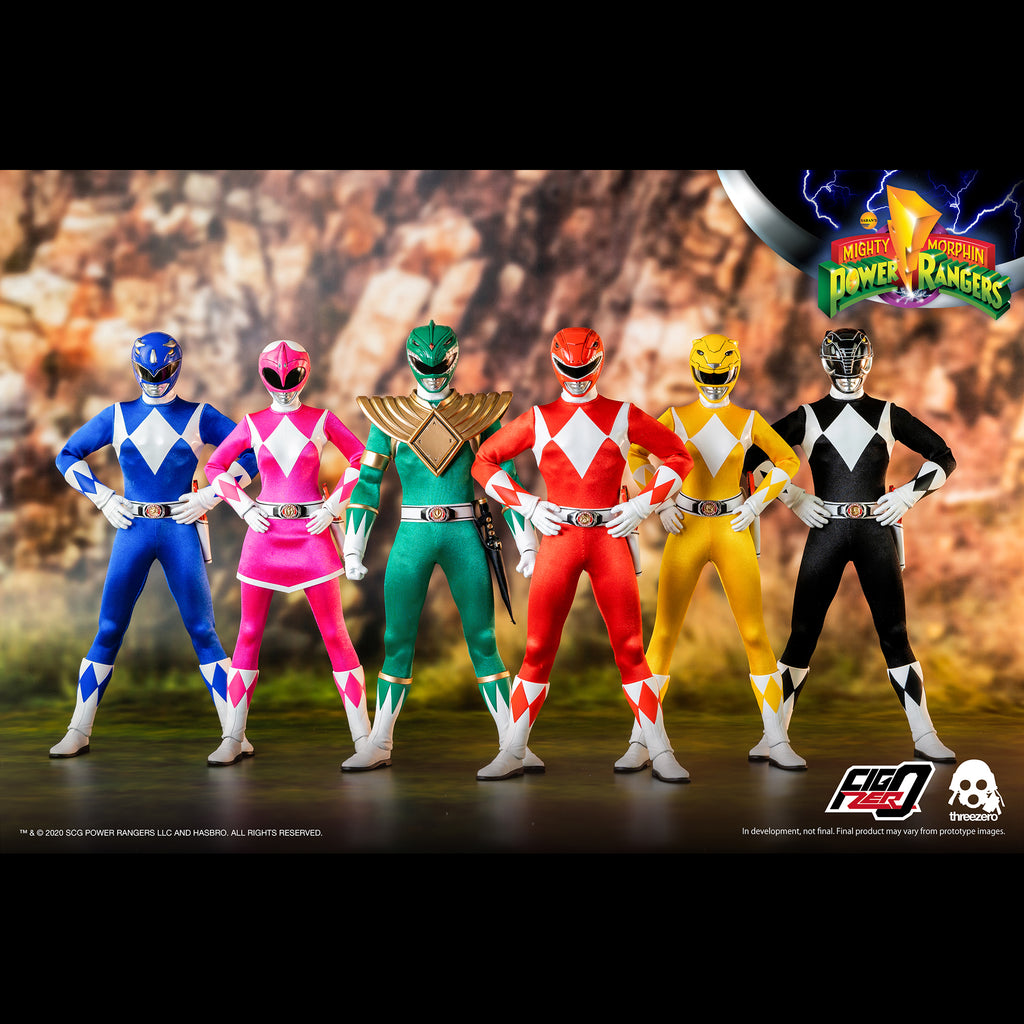 Mighty Morphin Power Rangers Collectible Figures 6-Pack 1/6 Scale By Threezero
