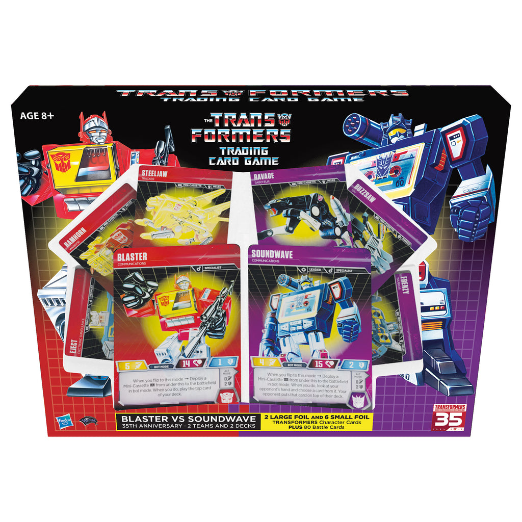 Transformers TCG Blaster VS Soundwave 35th Anniversary Edition