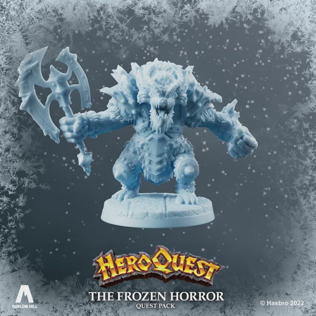 Hasbro Gaming Avalon Hill HeroQuest The Frozen Horror Jeu de société Guerre, Jeux