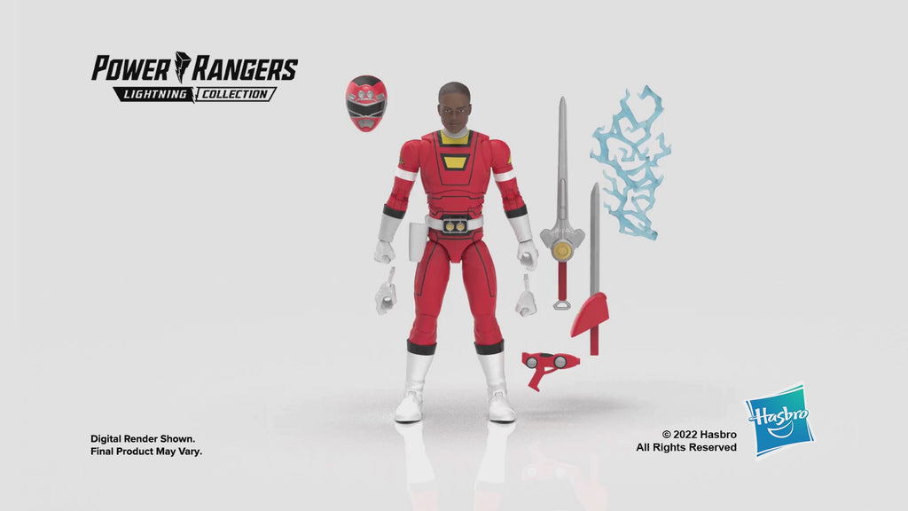 Original 1/12 Anime Power Rangers Lightning Turbo Red Ranger